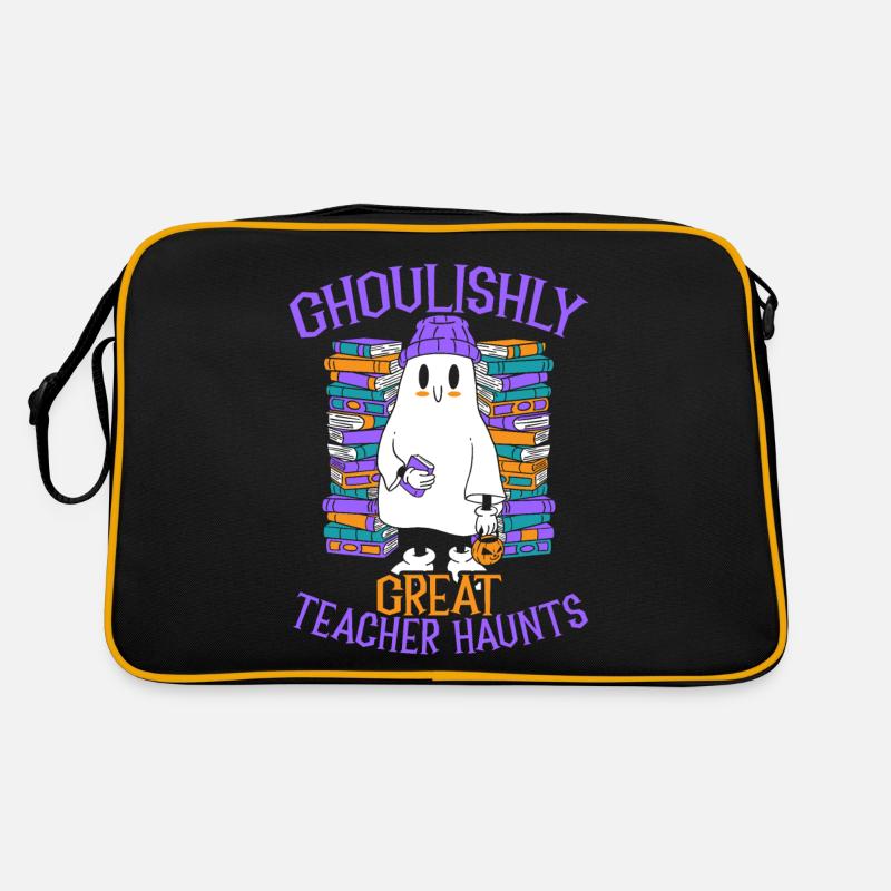 Eerily beautiful teacher is looking for teacher-Halloween hei Retro Bag