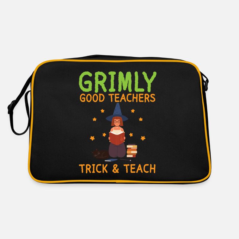 Grim Good Teacher Trick & Teach Halloween Sac Retro