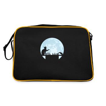Chess Chess Board Checkmate Chess Player - Retro Bag - black/gold - Back