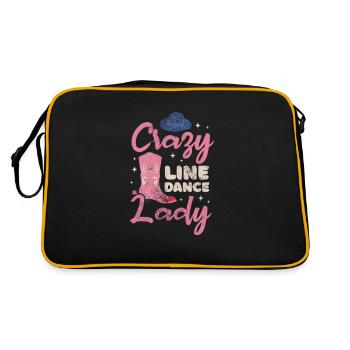 Linedance - Retro Tasche - Schwarz/Gold - Hinten