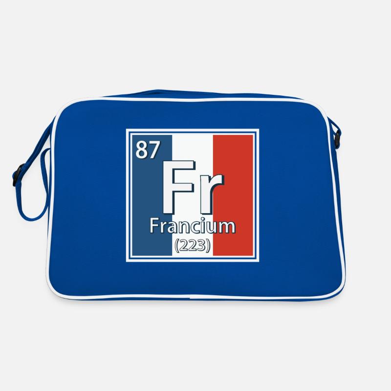 Francium-Element Periodensystem Retro Tasche