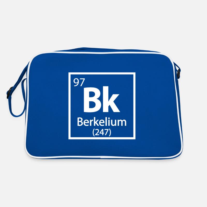 Berkelium Element Periodensystem Retro Tasche