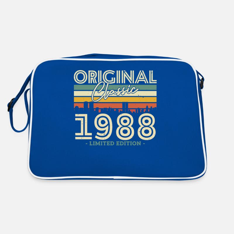 Vintage 1988 Birthday Gift Retro Bag