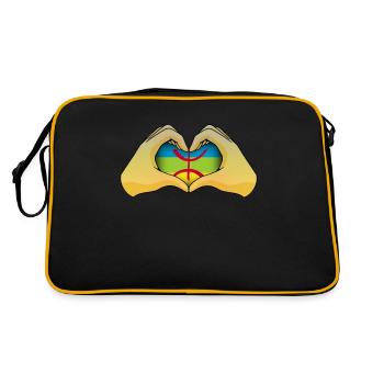 Amazigh - Retro Bag - black/gold - Back