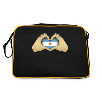 Argentine - Sac Retro - noir/or - Dos
