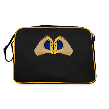 Barbade - Sac Retro - noir/or - Dos