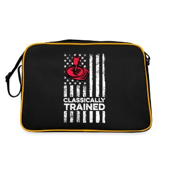 Classically Trained American Flag Manual - Retro Bag - black/gold - Back