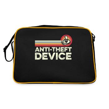 Manuel de boîte de vitesses amusante du dispositif antivol - Sac Retro - noir/or - Dos