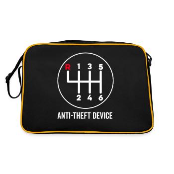 Antivol Dispositif Manuel Shift Vitesse Stick Shift - Sac Retro - noir/or - Dos