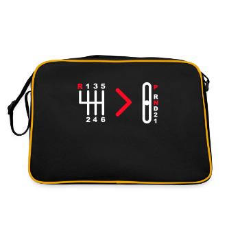 Boîte de vitesses manuelle Boîte de vitesses manuelle - Sac Retro - noir/or - Dos