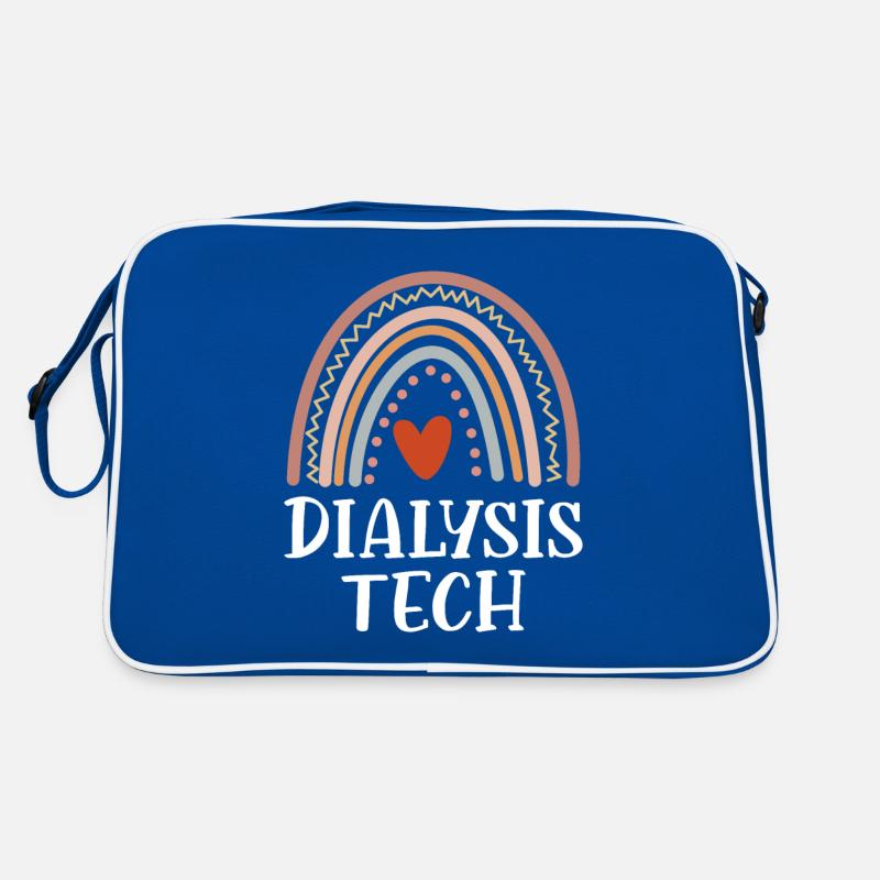Dialysis Tech Care Tech Technicien en dialyse Drôle Sac Retro