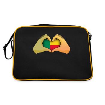 Bermudes - Sac Retro - noir/or - Dos