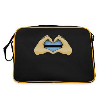 Botswana - Sac Retro - noir/or - Dos