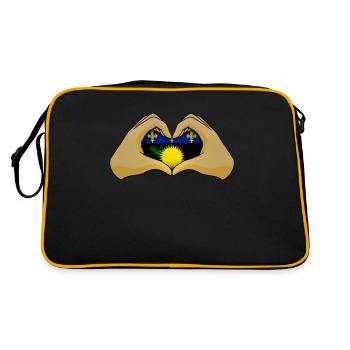 Guadeloupe - Sac Retro - noir/or - Dos