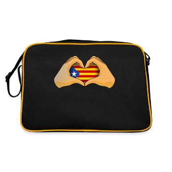 Catalogne - Sac Retro - noir/or - Dos