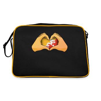Bhoutan - Sac Retro - noir/or - Dos