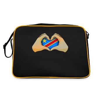 République démocratique du Congo - Sac Retro - noir/or - Dos