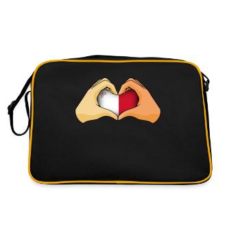 Malte - Sac Retro - noir/or - Dos