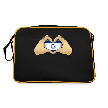 Israël - Sac Retro - noir/or - Dos