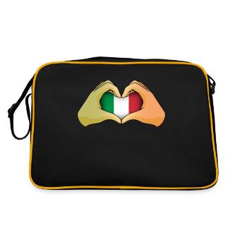Italy - Retro Bag - black/gold - Back