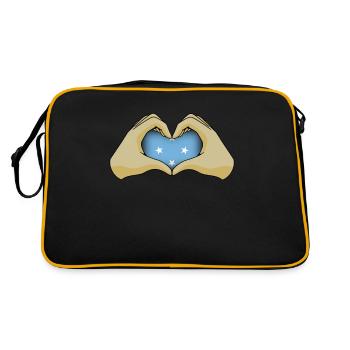 Micronesia - Retro Bag - black/gold - Back