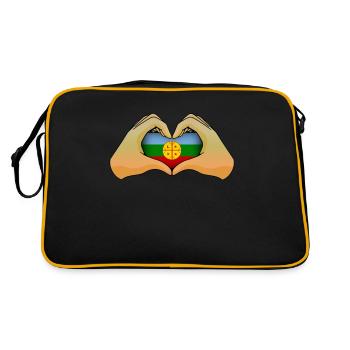 Mapuche - Sac Retro - noir/or - Dos