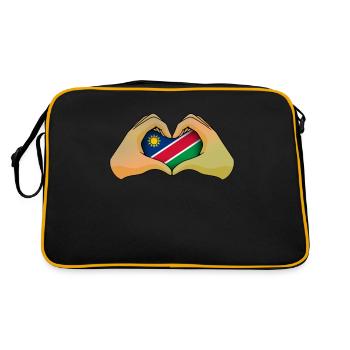 Namibia - Retro Bag - black/gold - Back