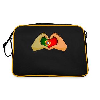 Portugal - Sac Retro - noir/or - Dos