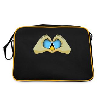 Sainte-Lucie - Sac Retro - noir/or - Dos