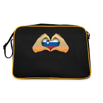 Slovénie - Sac Retro - noir/or - Dos