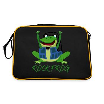 Frog Rock Music Frogs - Retro Bag - black/gold - Back