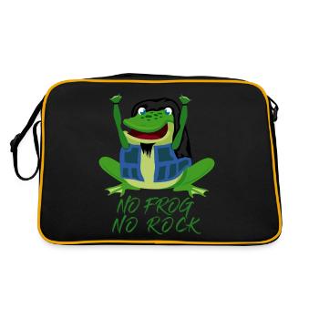 Frog RockMusic Party Frogs - Retro Bag - black/gold - Back