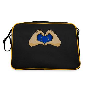 Union européenne - Sac Retro - noir/or - Dos
