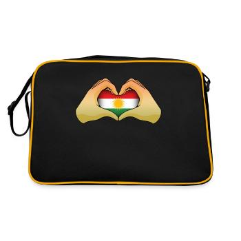 Kurdistan - Sac Retro - noir/or - Dos
