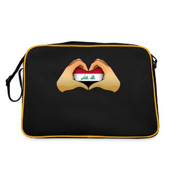 Irak - Sac Retro - noir/or - Dos
