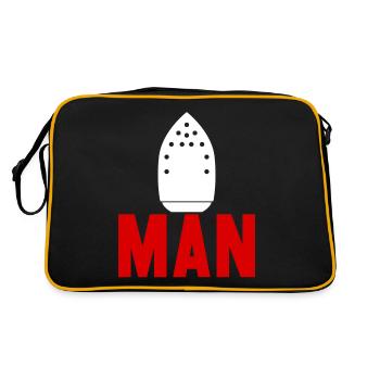 Triathlètes de triathlon Blague Triathlète - Sac Retro - noir/or - Dos