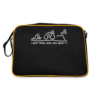 Triathlètes Triathlete Triathlon - Sac Retro - noir/or - Dos