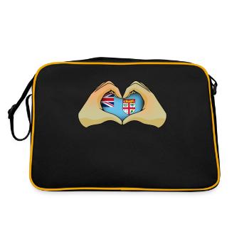 Fiji - Retro Bag - black/gold - Back
