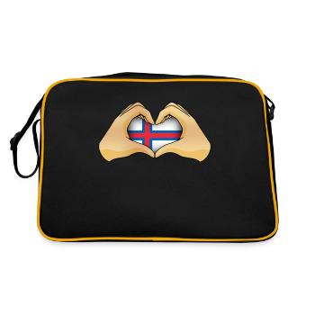 Faroe Islands - Retro Bag - black/gold - Back