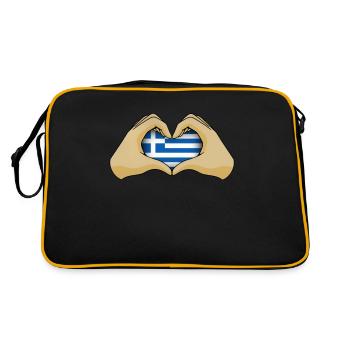 Grèce - Sac Retro - noir/or - Dos