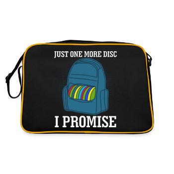 Disc golf backpack Disc golf Frisbee - Retro Bag - black/gold - Back
