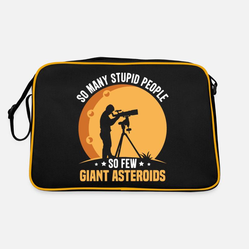 Asteroids Funny Space Astronomers Astrophysicist Retro Bag