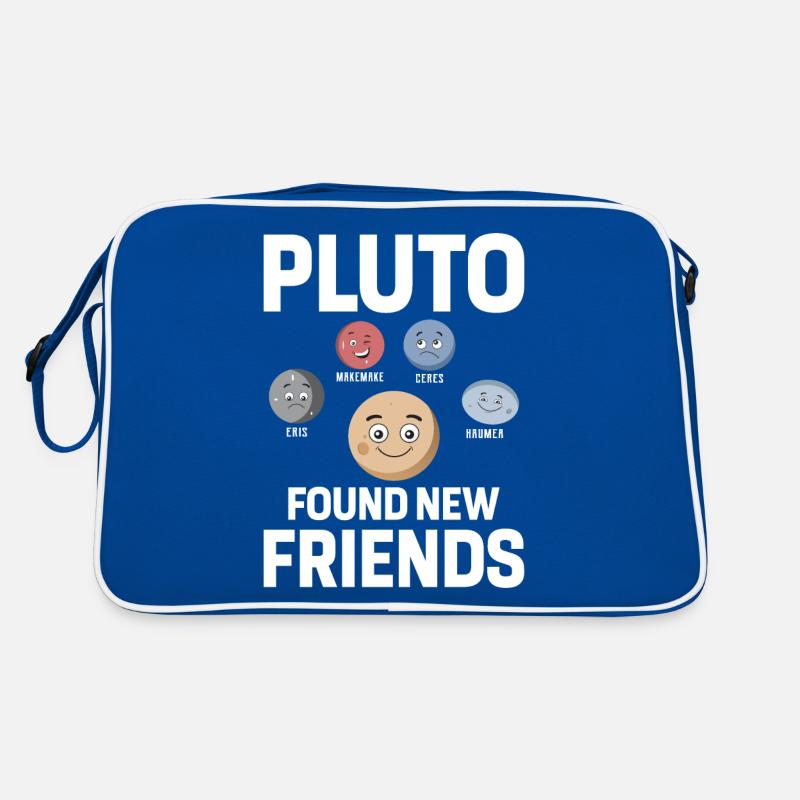 Funny Pluto Planet Solar System Science Space Nerd Retro Bag