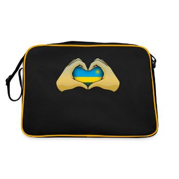 Rwanda - Sac Retro - noir/or - Dos