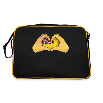 Niue - Retro Bag - black/gold - Back
