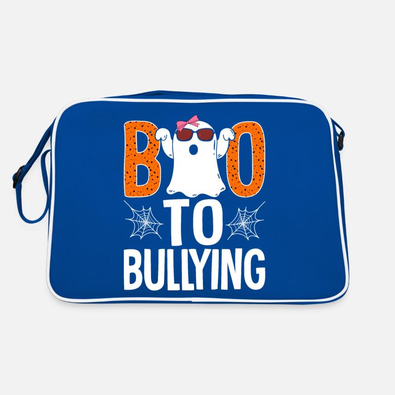 Mobbing-Prävention Funny Boo Unity Day Ende Retro Tasche