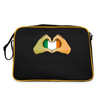 Irlande - Sac Retro - noir/or - Dos