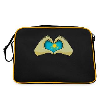 Kazakhstan - Sac Retro - noir/or - Dos