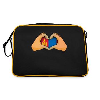 Mongolia - Retro Bag - black/gold - Back