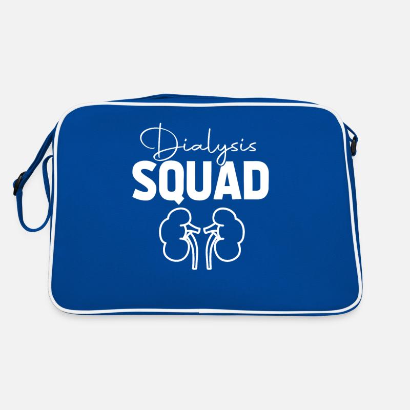 Dialysis Squad Dialysis Technician Funny Kidney Retro Bag